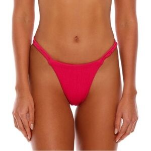 New! agua Bendita minta cheeky bikini bottoms pink 24337